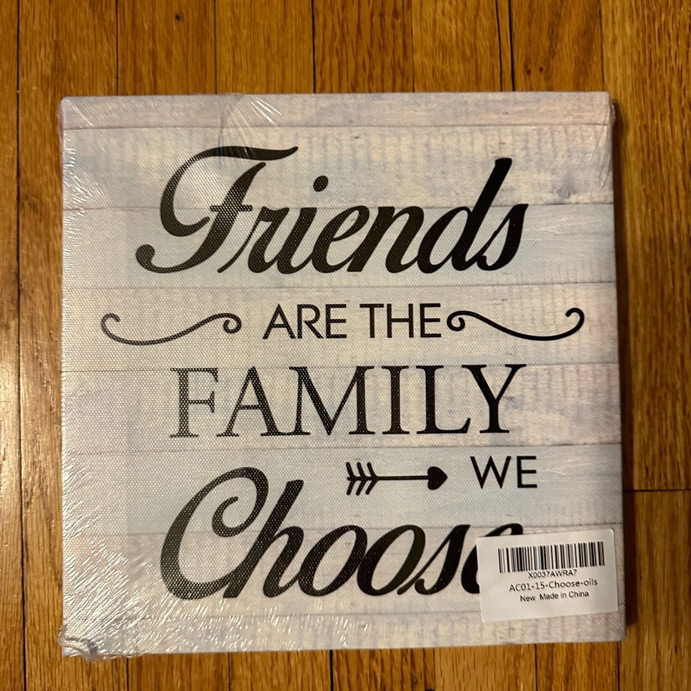 Decorative Wall Art - Friends Quote